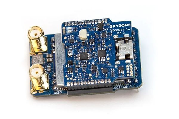 Відеоприймач Skyzone SteadyView 5.8G 48ch V3.3 7672 фото