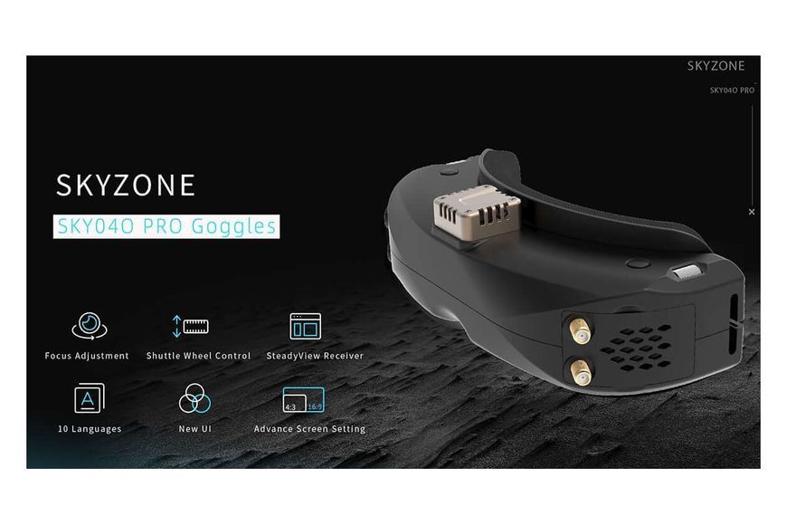 Окуляри FPV Skyzone SKY04O PRO 5G 1280x720 5.8GHz 7212 фото