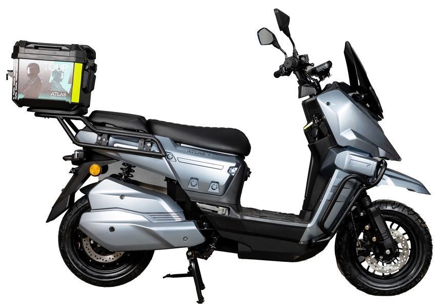 Електроскутер ATLAS Tour Box 2000W Grey 3184 фото