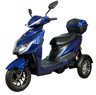 Електроскутер ATLAS Spider Trike Box 1500W Cyan Blue 4037 фото