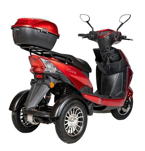 Електроскутер ATLAS Falcon Trike Box 1500W Red 2619856710 фото