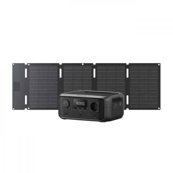 Комплект Зарядна станція EcoFlow RIVER 3 UPS та сонячна панель 45W (Type-C) 7426 фото Комплект Зарядна станція EcoFlow RIVER 3 UPS та сонячна панель 45W (Type-C) 7426 фото