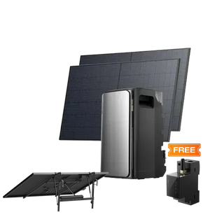 Комплект EcoFlow STREAM ULTRA/Solar Panel 2*400/Сонячний трекер EcoFlow Single Axis Solar Tracker/Розумний лічильник Smart Meter EFSTREAMULTRA800W-EU/EFSolar4*500W/EFA-DJUST/EFSTREAMULTRA800W-EU фото