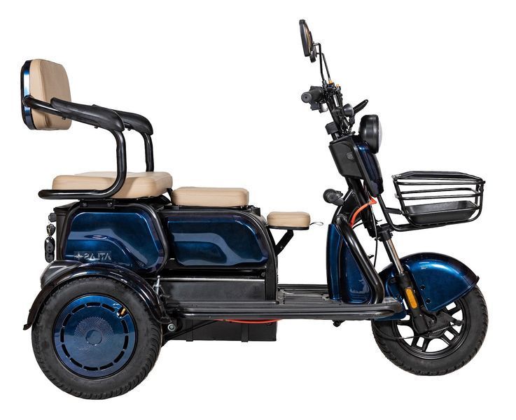 Електроскутер ATLAS Elegant Trike 800W Cyan Blue 4015 фото