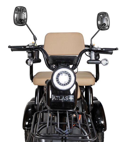 Електроскутер ATLAS Elegant Trike 800W Black 4016 фото