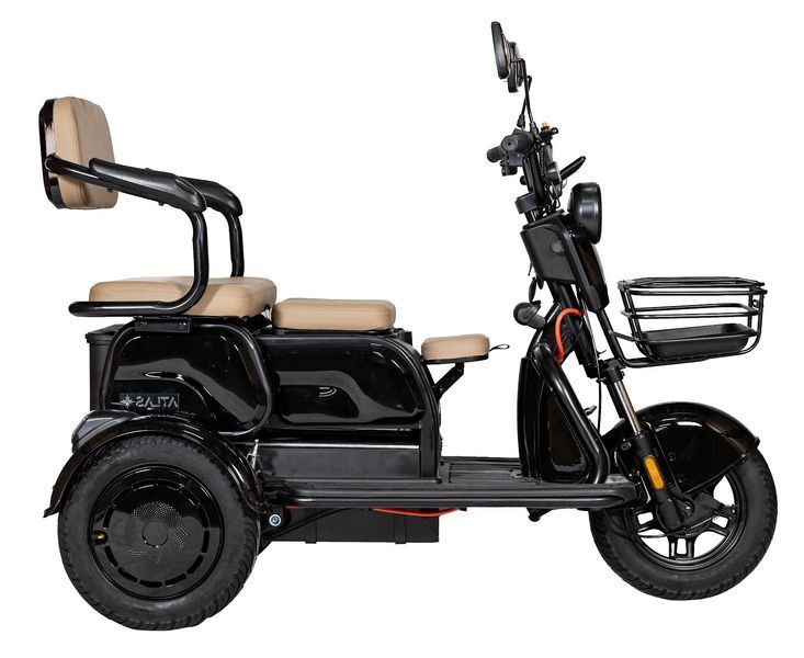 Електроскутер ATLAS Elegant Trike 800W Black 4016 фото