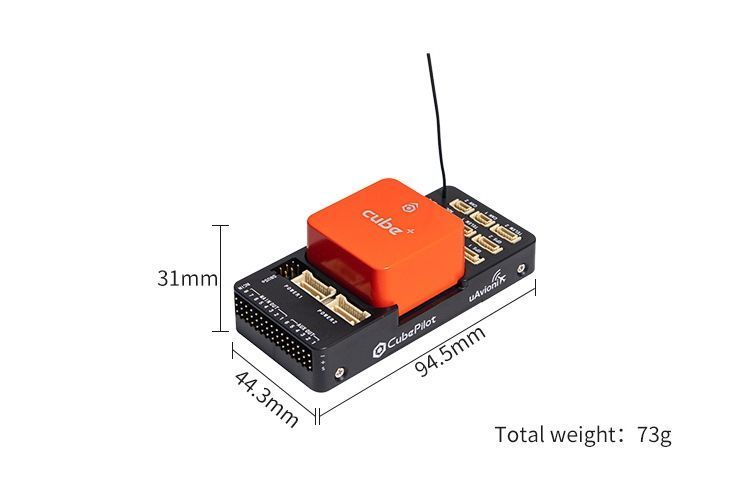 Політний контролер CubePilot Pixhawk 2.1 Cube Orange+ на платі ADS-B 7446 фото