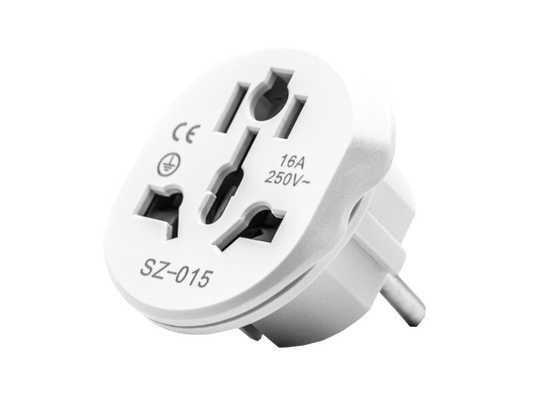 Купити Адаптер EU Plug to CN/AU Socket Білий AD1002 в інтернет